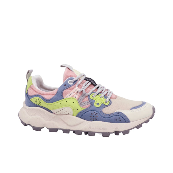 Flower Mountain art. yamano 3 eco suede off white/pink